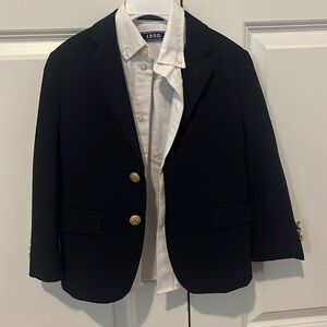 EUC IZOD boys Blazer jacket + Button down size 5